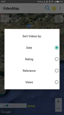 VideoMap for YouTube android App screenshot 9